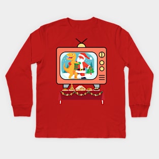 Unlikely friends on TV Kids Long Sleeve T-Shirt